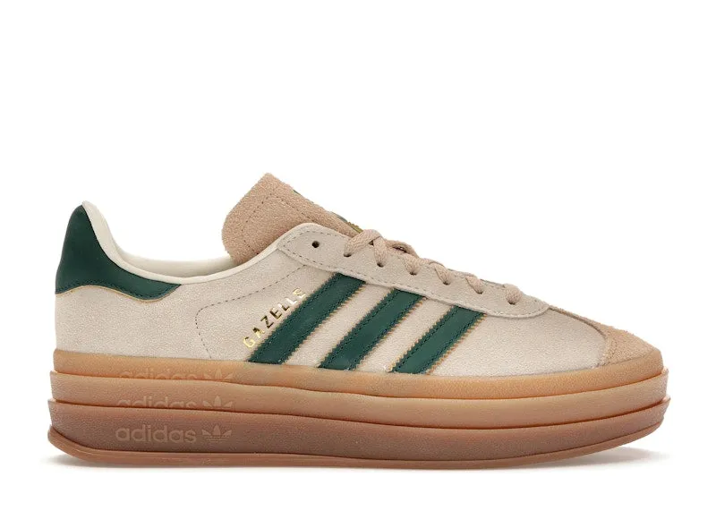 Adidas Gazelle Bold Magic Beige Collegiate Green (Women'S)