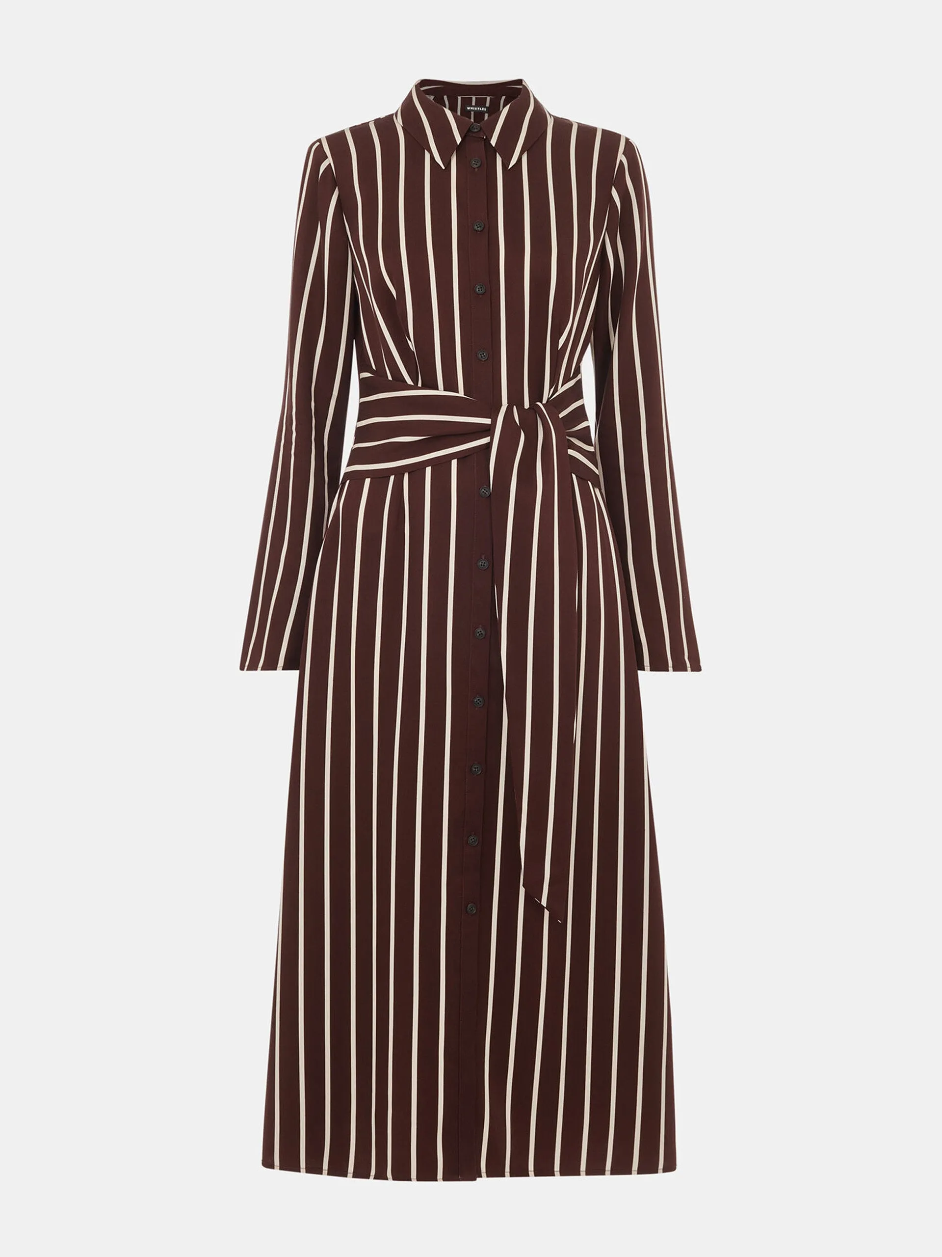 Alex stripe shirt dress