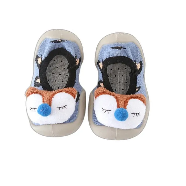 Baby Doll Sock Shoes - Sleeping Fox