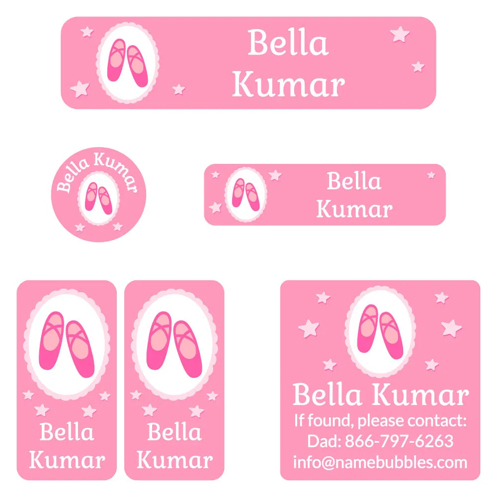 Ballet Camp Labels Pack