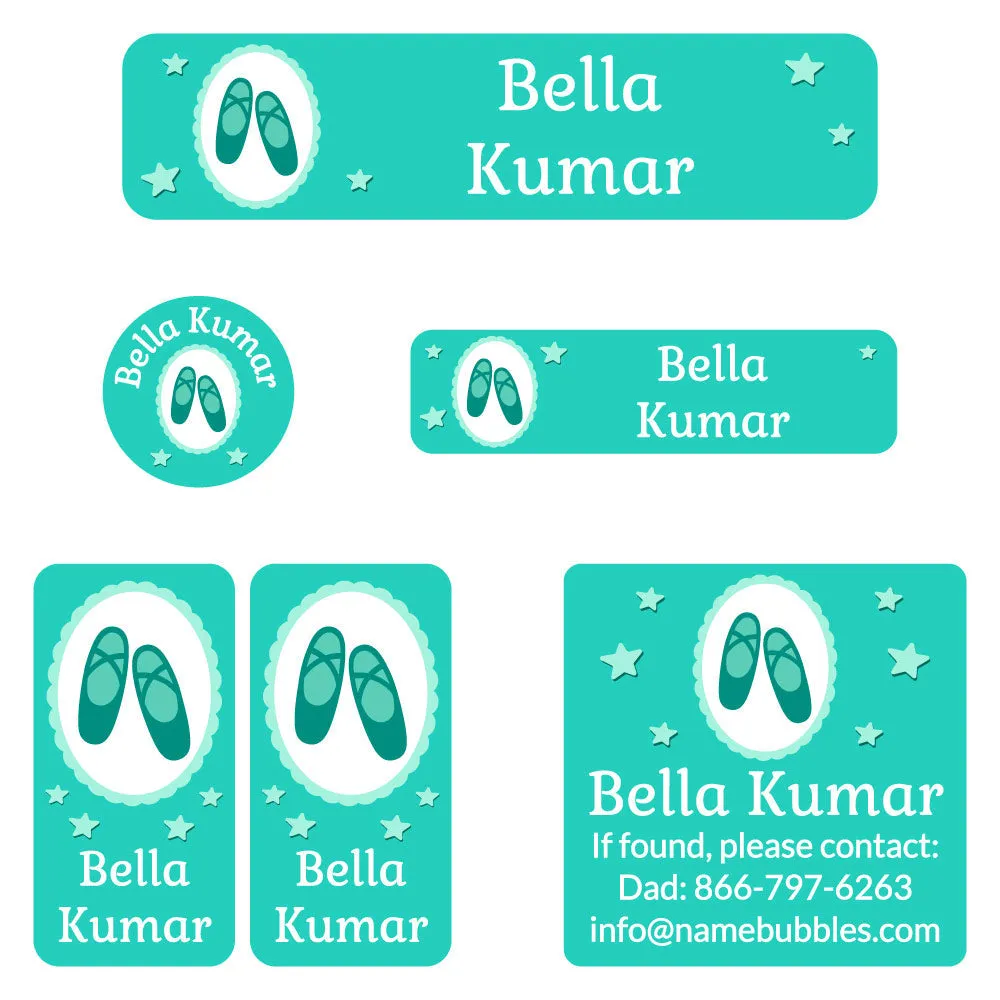 Ballet Camp Labels Pack