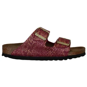 Birkenstock Ladies  Sandals - Arizona Python - Fuchsia