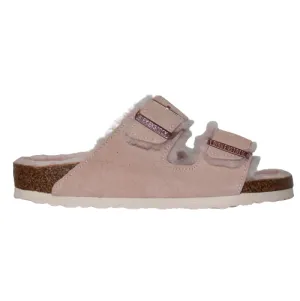 Birkenstock Sandals - Arizona Fur - Rose