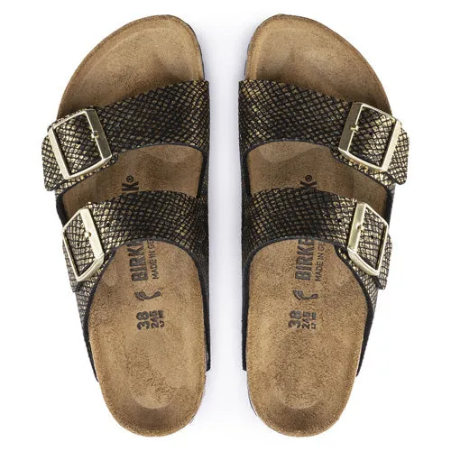 Birkenstock Sandals - Arizona Python - Black