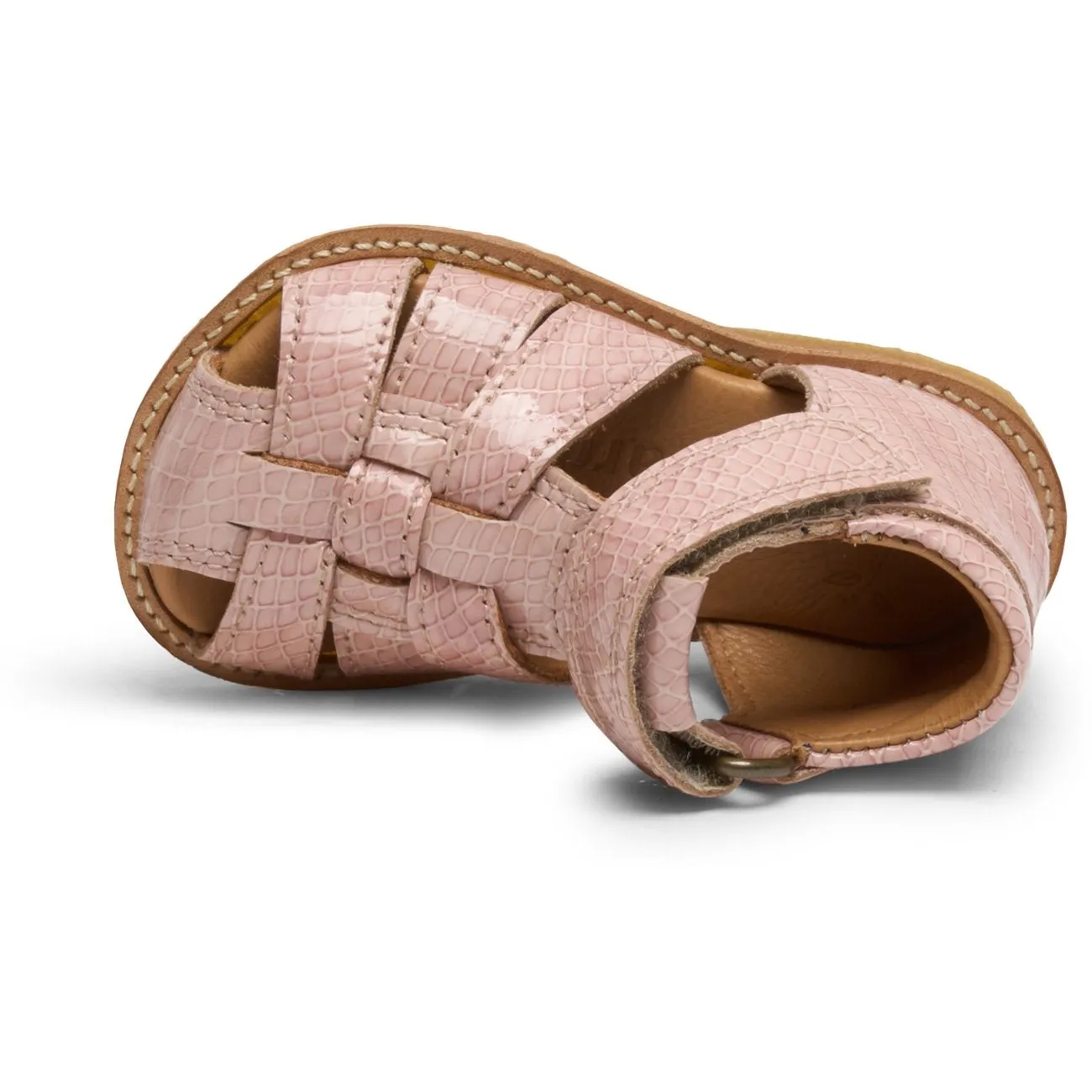 Bisgaard Ami Sandal Rose Croco