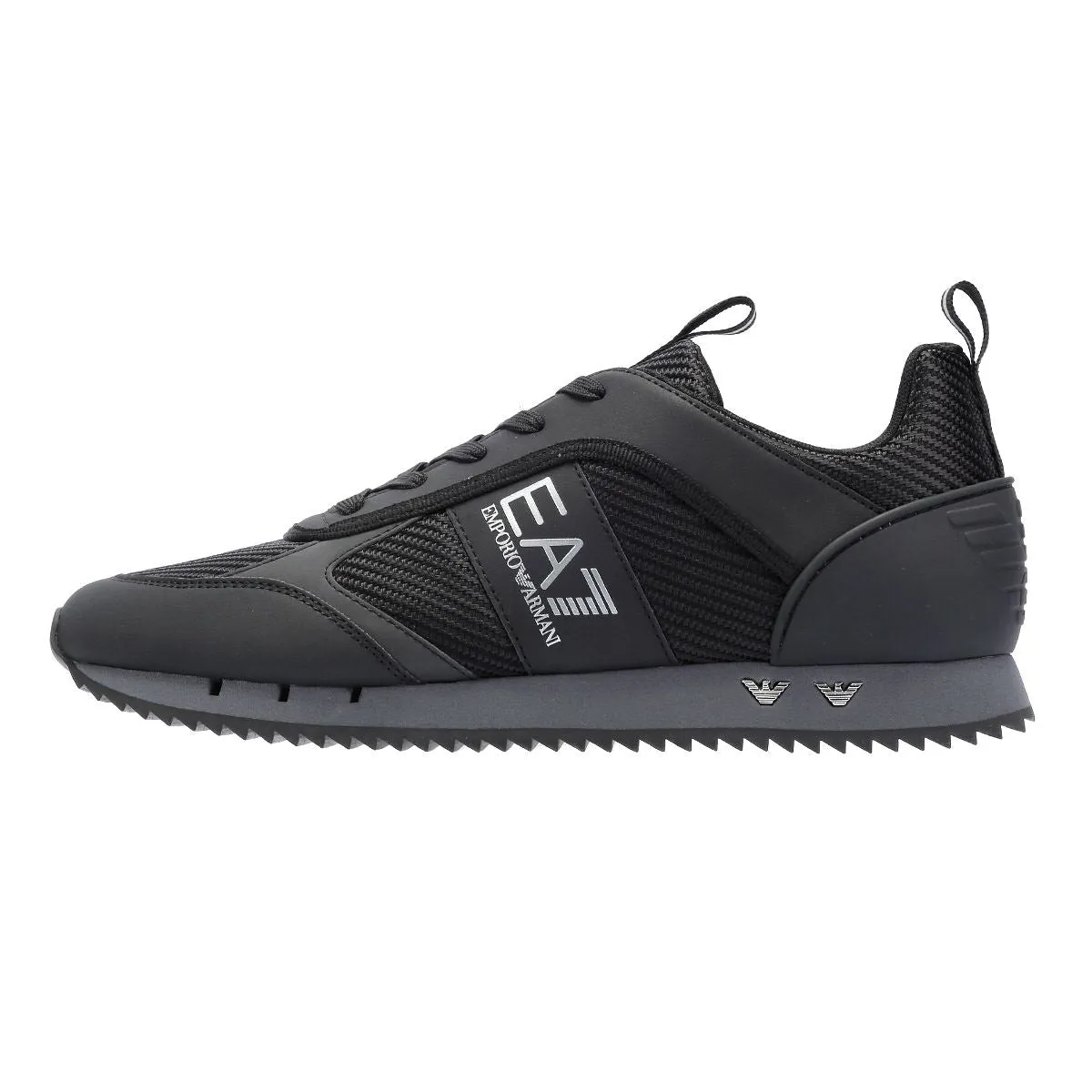 EA7 Black&White Carbon Men's Black Trainers