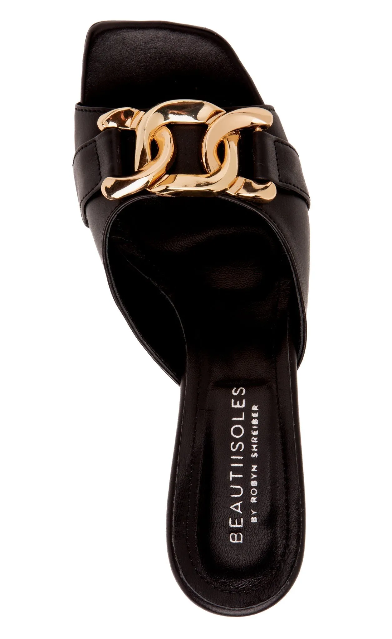 Gabriela Brown Patent Leather Sandal