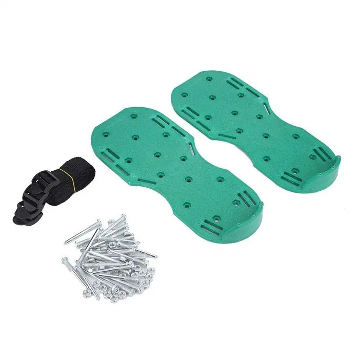 Garden Lawn Aerator Shoes Spiked Sandals with Adjustable Straps