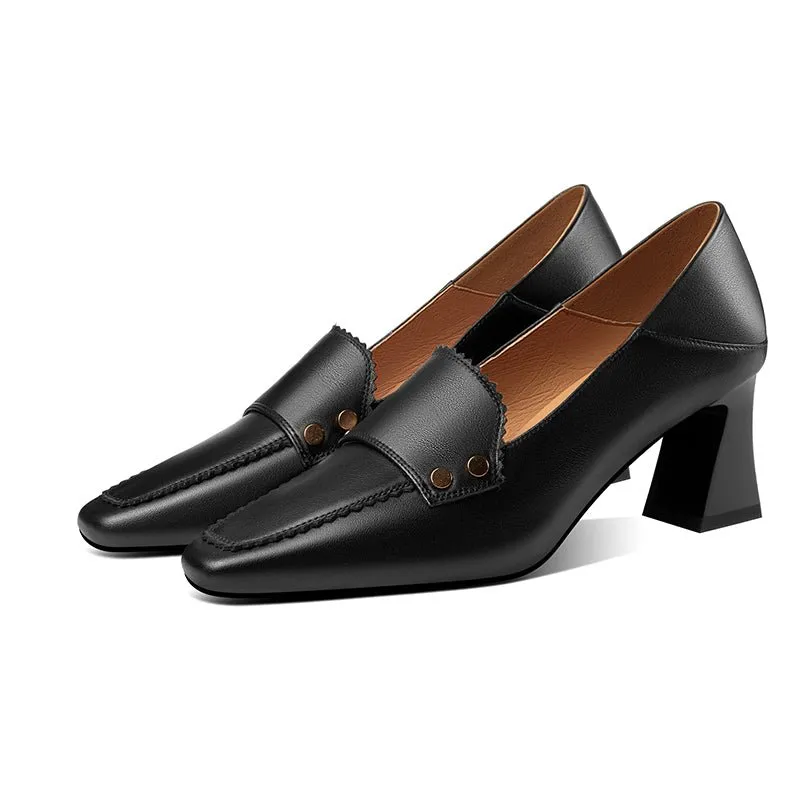 GatorLuxe Elegant Leather Pumps