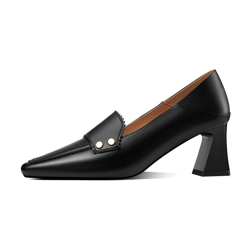 GatorLuxe Elegant Leather Pumps