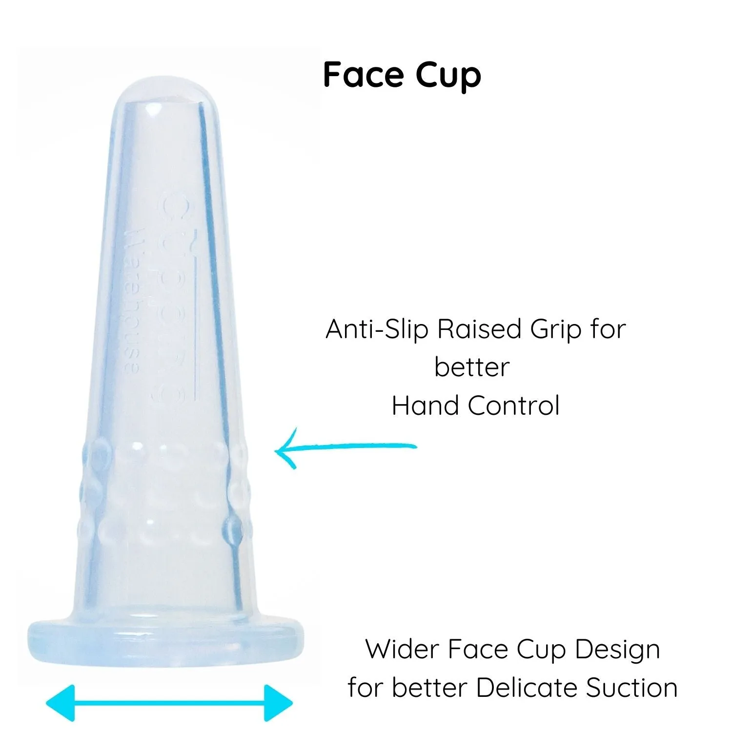 GRIP DEEP PRO 6570- Professional Face and Body Cupping Set -Harder Silicone