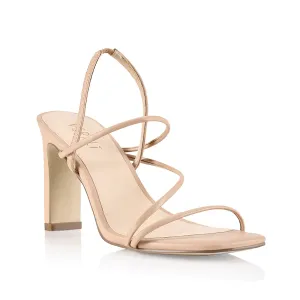 King Strappy Heel by Verali - Nude