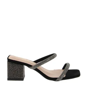 Laguna Quay Arnie Black Heeled Slide