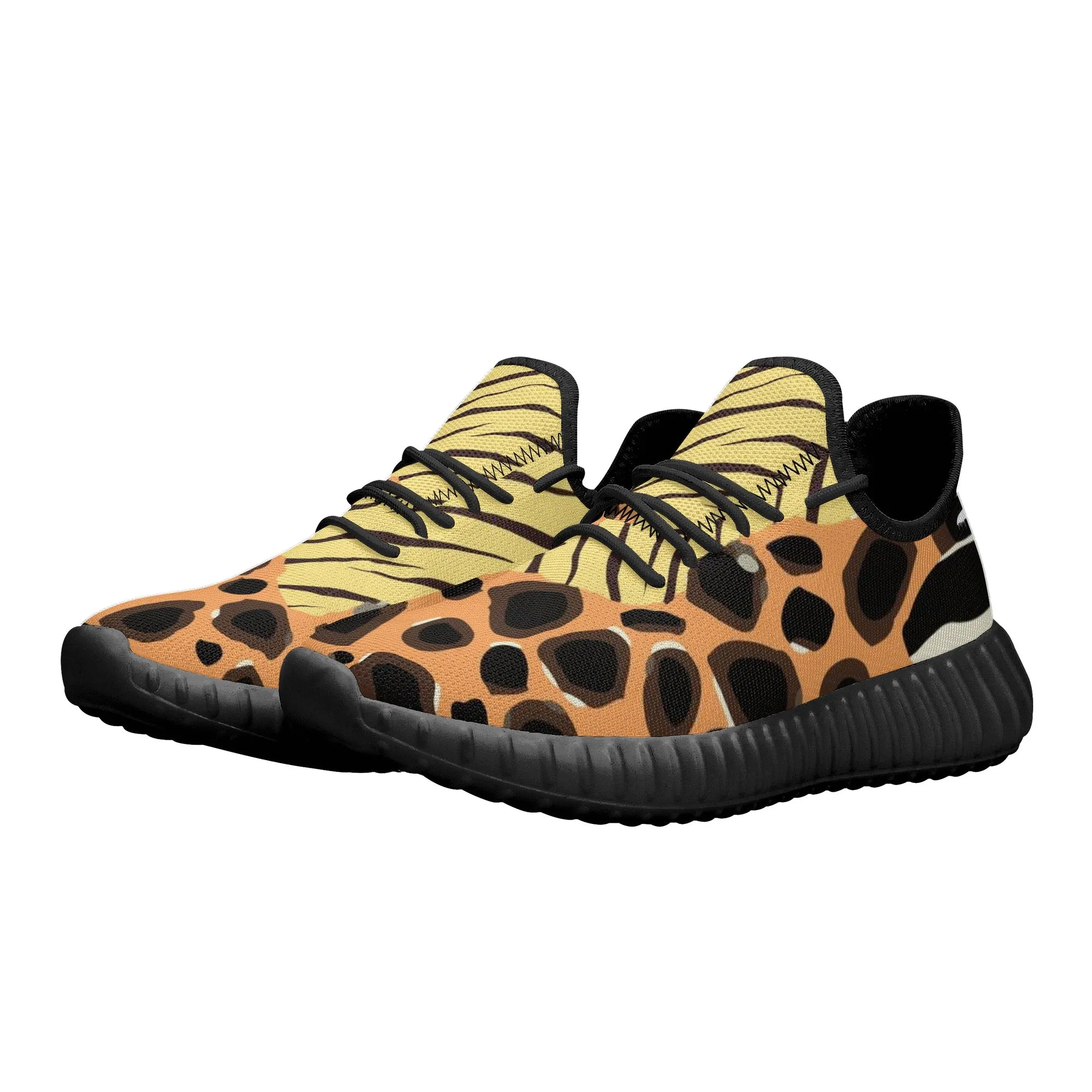 Mens FC Free Footers Safari Mesh Knit Sneakers