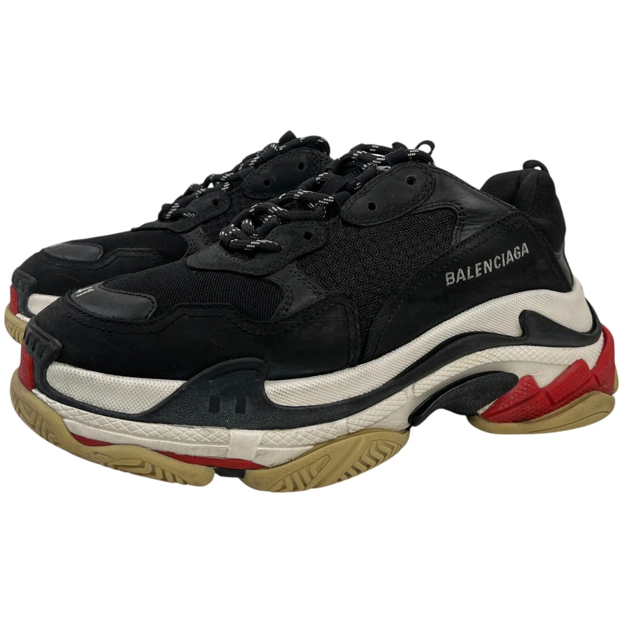 Men's Triple S Low Trainers Black Size EU 41 / UK 7