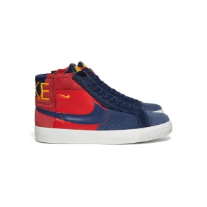 Nike SHOE BLAZER MID PRM - UNIVERSITY RED/MIDNIGHT NAVY