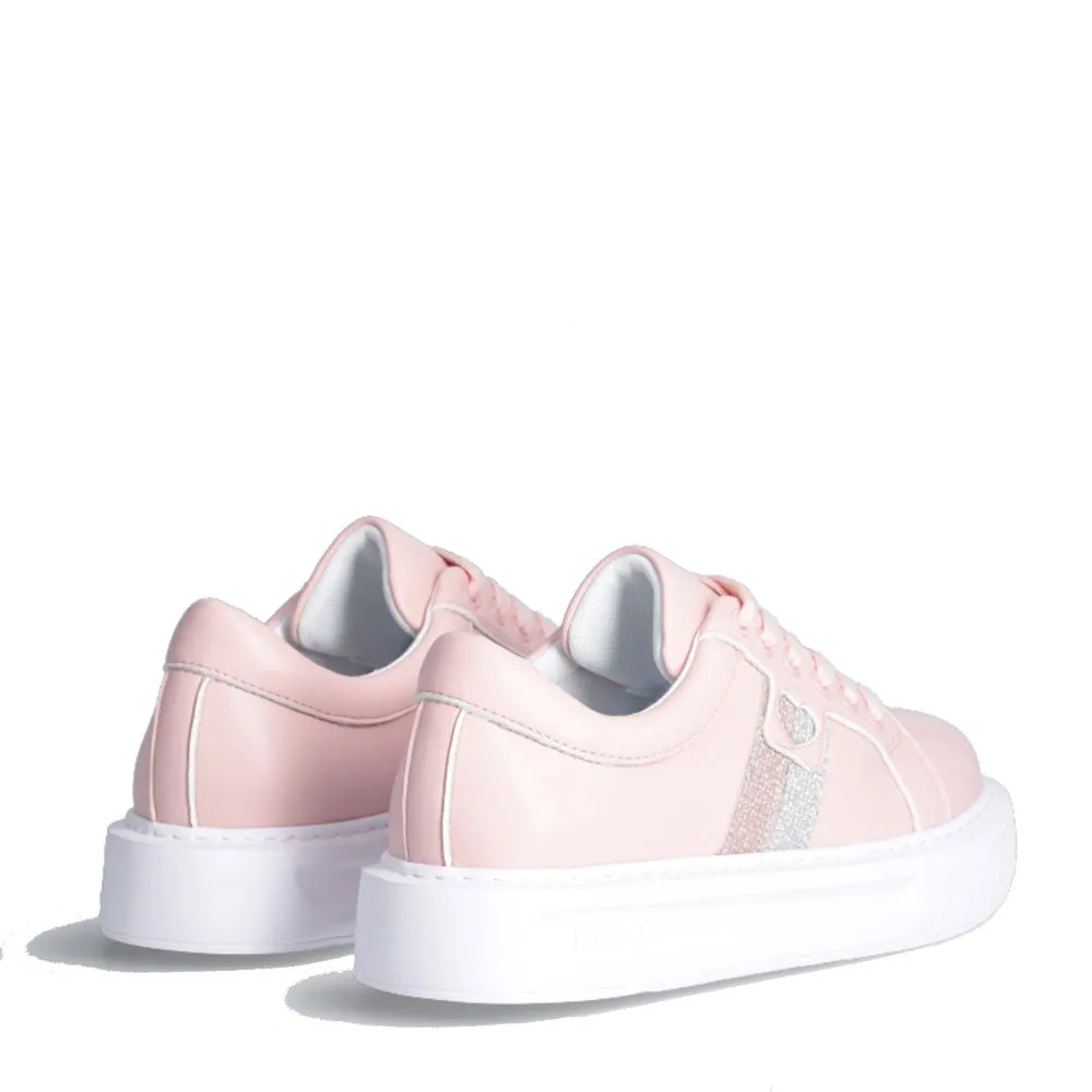 Scarpe LIU JO Sneakers Kylie 516 Nude con Glitter