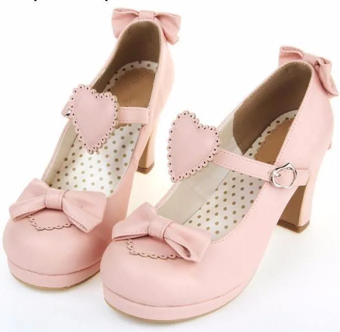 Sweet Heart Lolita Heels