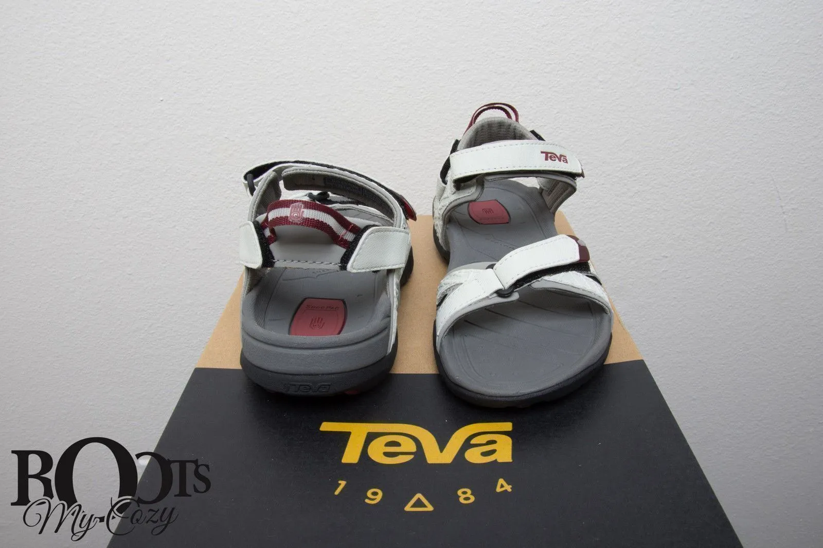 Teva Numa Print Vaporous Grey Sandals