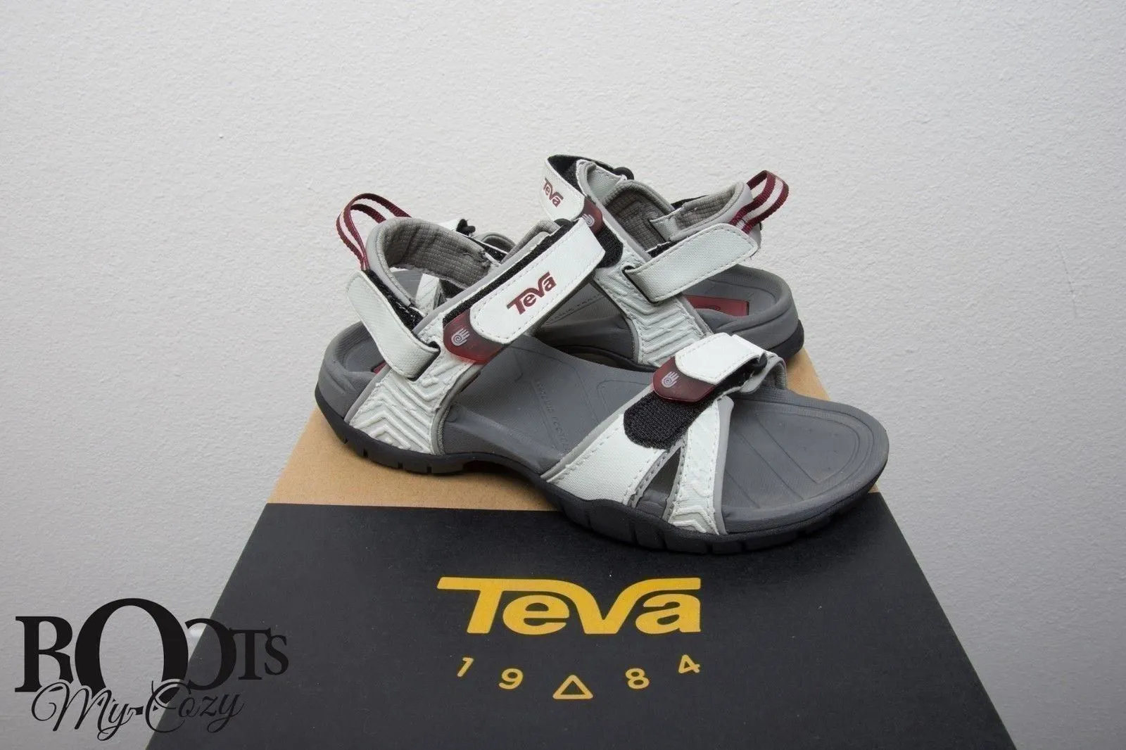 Teva Numa Print Vaporous Grey Sandals