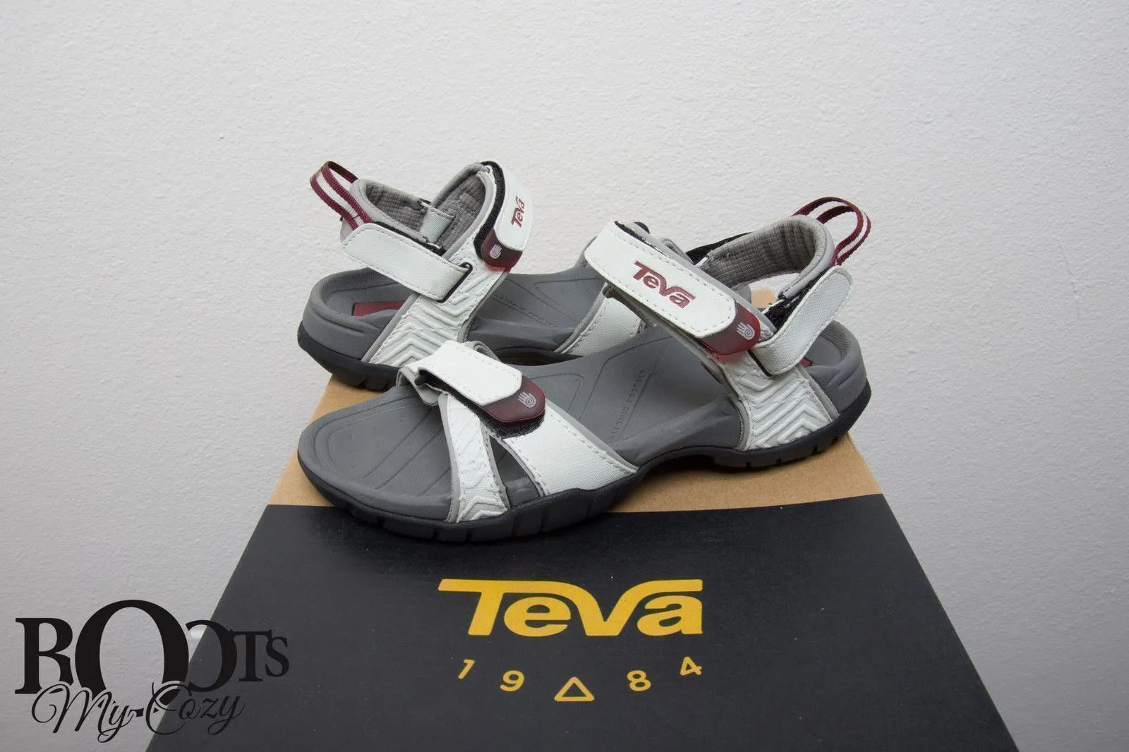 Teva Numa Print Vaporous Grey Sandals