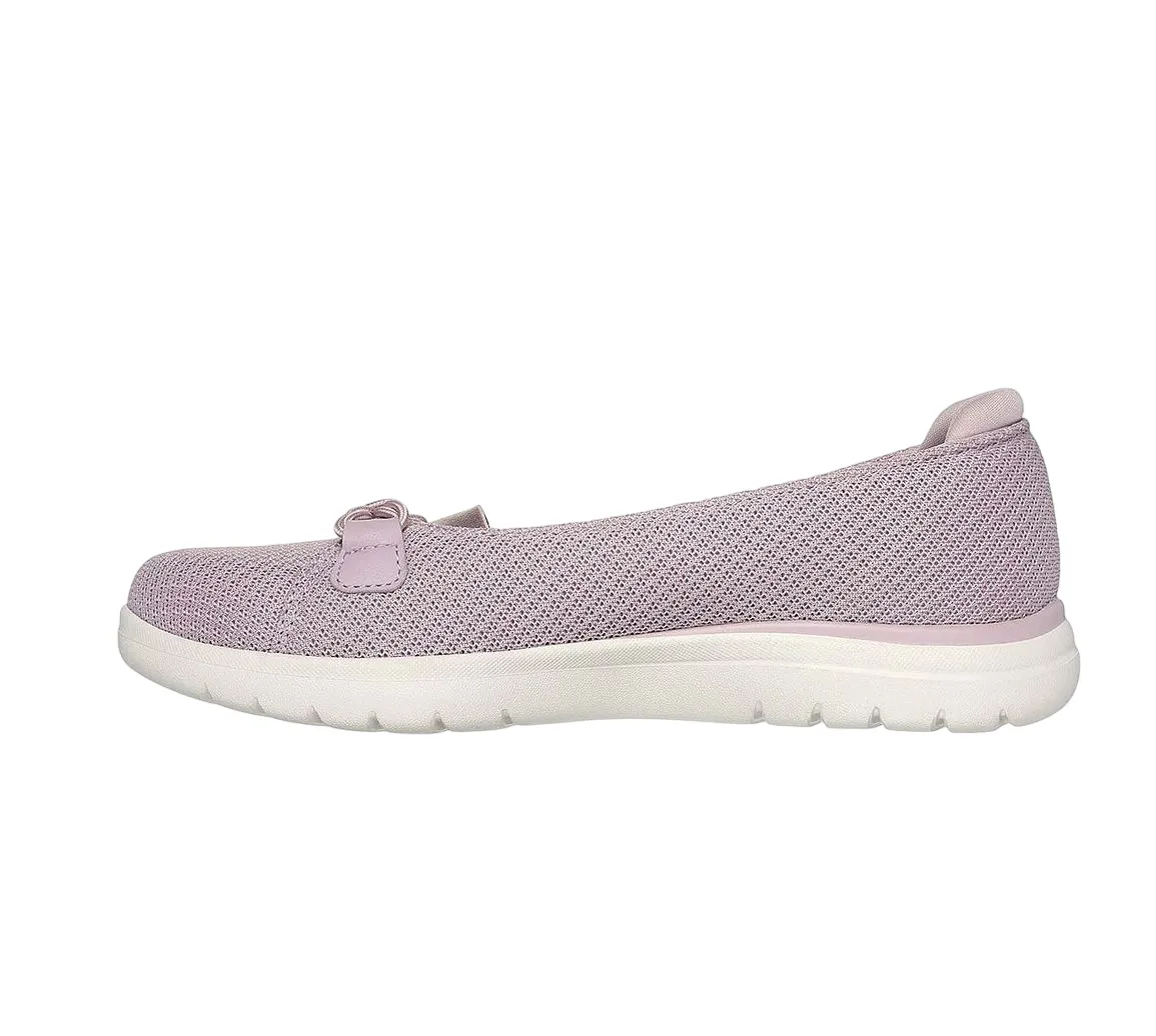 Womens Skechers On The Go Flex Peony Lavender Walking Shoes